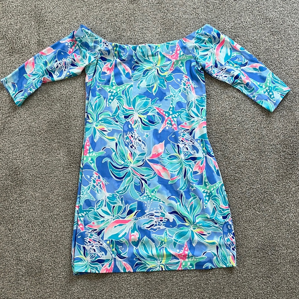 Lilly Pulitzer off the shoulder dress